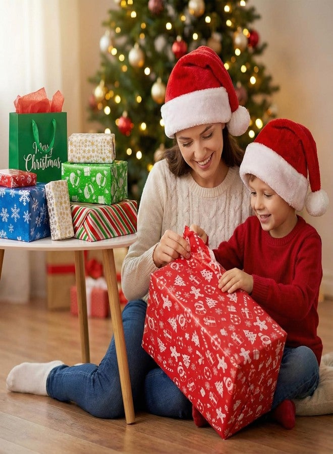 شيندل ورق تغليف هدايا عيد الميلاد من شيندل، ١٠٠ ورقة، مقاس ٢٠ × ١٤ بوصة، مناسب لأكياس الهدايا والصناديق والأعمال اليدوية وتزيين الحفلات. - Image 5